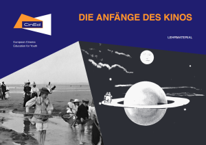 Die Anfänge des Kinos